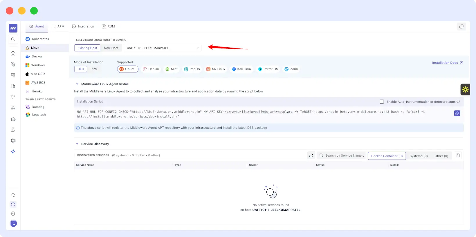 Linux Integration UX