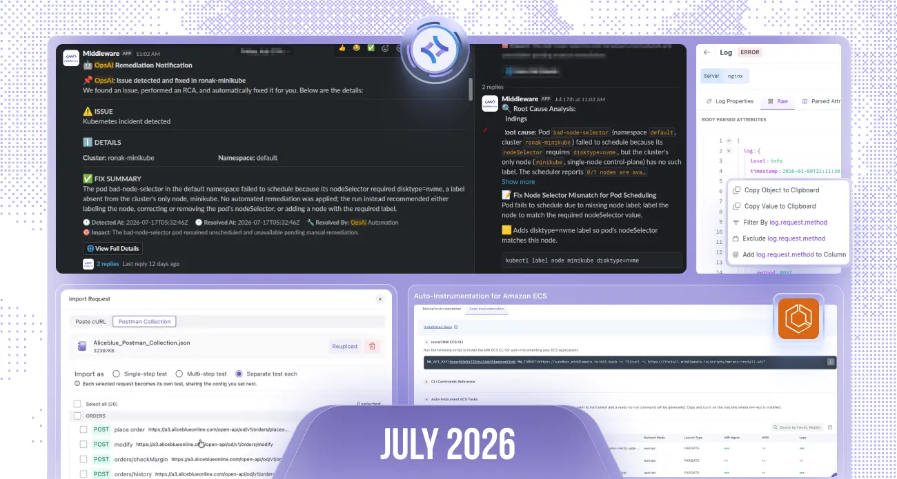 Product Updates July 2026